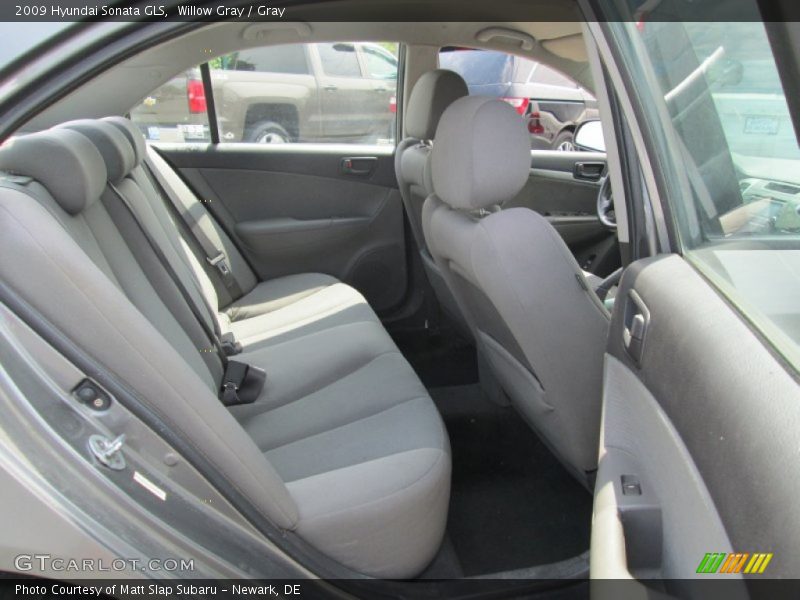 Willow Gray / Gray 2009 Hyundai Sonata GLS