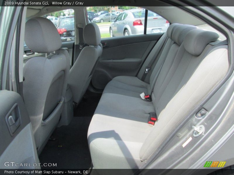 Willow Gray / Gray 2009 Hyundai Sonata GLS