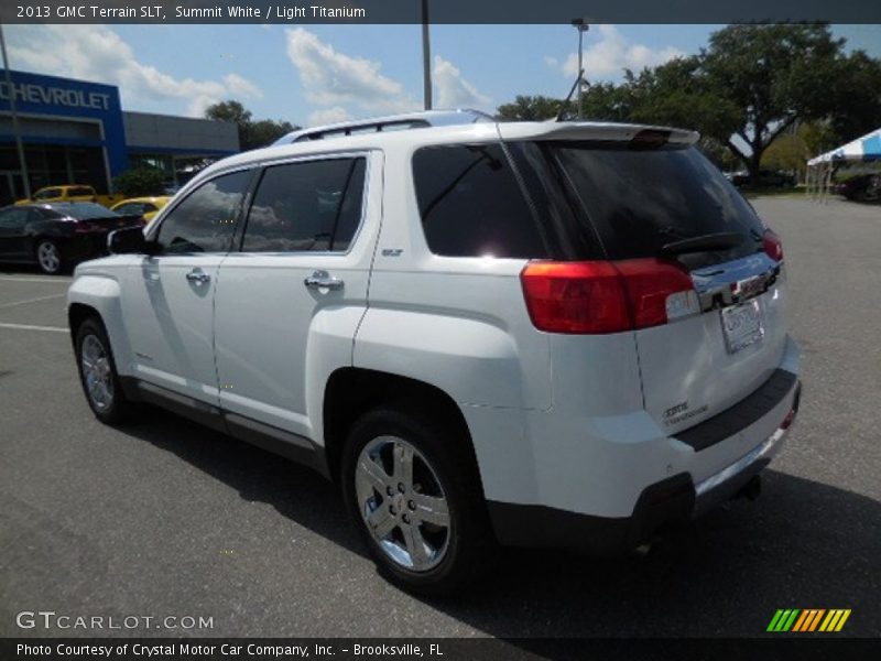 Summit White / Light Titanium 2013 GMC Terrain SLT