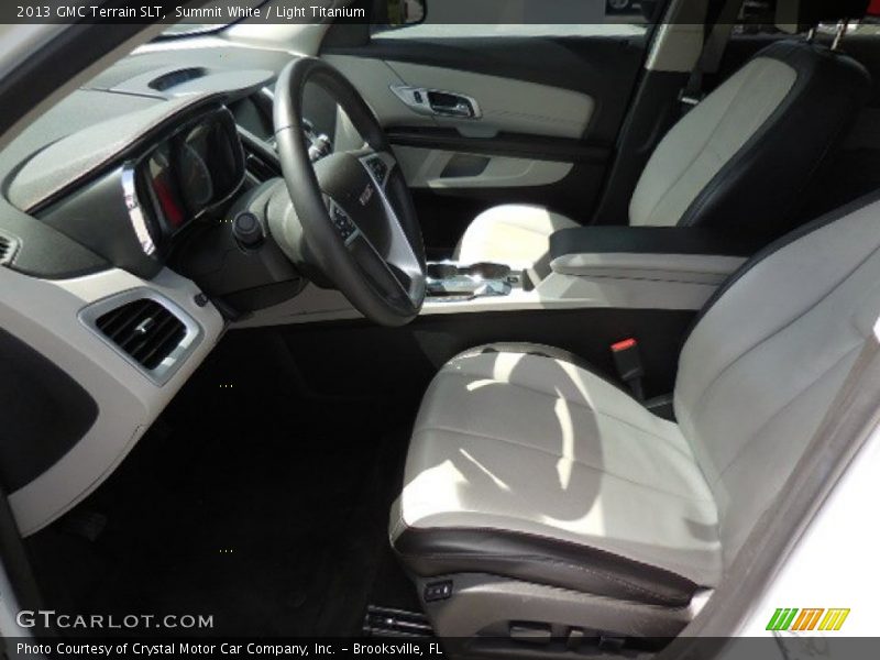 Summit White / Light Titanium 2013 GMC Terrain SLT