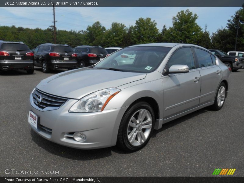 Brilliant Silver / Charcoal 2012 Nissan Altima 3.5 SR