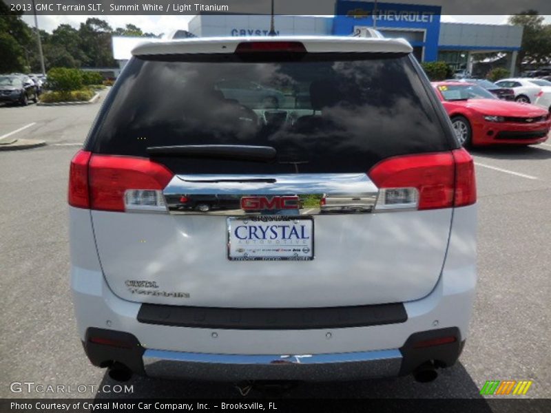 Summit White / Light Titanium 2013 GMC Terrain SLT