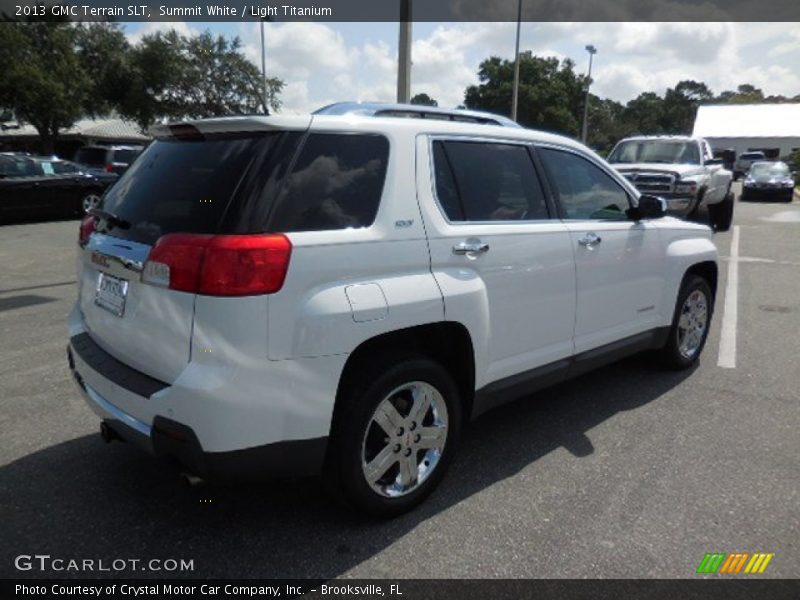 Summit White / Light Titanium 2013 GMC Terrain SLT