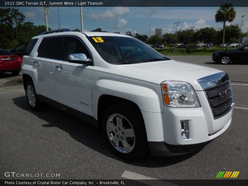 Summit White / Light Titanium 2013 GMC Terrain SLT