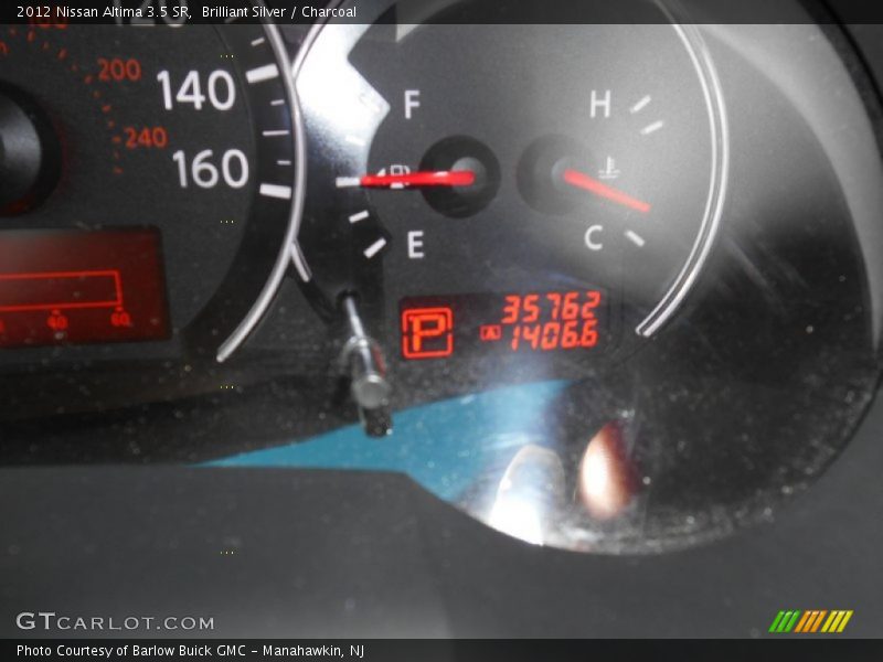 Brilliant Silver / Charcoal 2012 Nissan Altima 3.5 SR