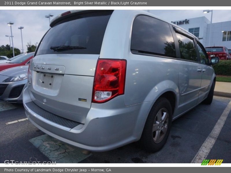 Bright Silver Metallic / Black/Light Graystone 2011 Dodge Grand Caravan Mainstreet