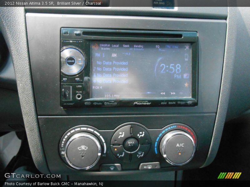 Brilliant Silver / Charcoal 2012 Nissan Altima 3.5 SR