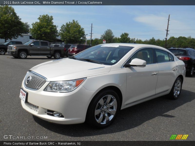 White Diamond Tricoat / Cocoa/Cashmere 2011 Buick LaCrosse CXL