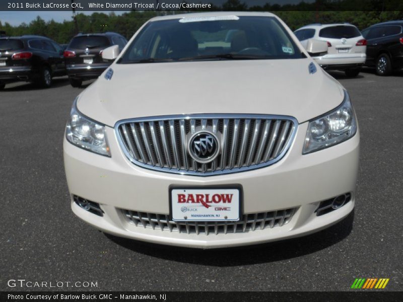White Diamond Tricoat / Cocoa/Cashmere 2011 Buick LaCrosse CXL