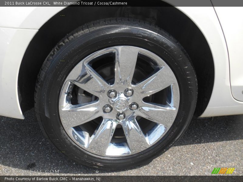 White Diamond Tricoat / Cocoa/Cashmere 2011 Buick LaCrosse CXL