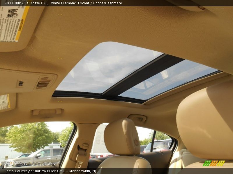 White Diamond Tricoat / Cocoa/Cashmere 2011 Buick LaCrosse CXL