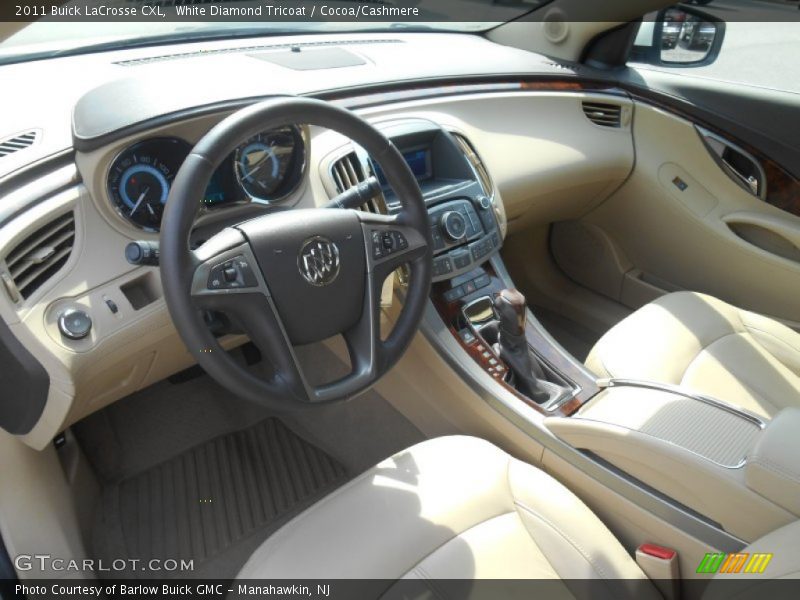 White Diamond Tricoat / Cocoa/Cashmere 2011 Buick LaCrosse CXL