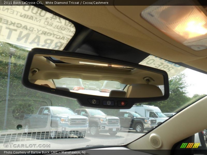 White Diamond Tricoat / Cocoa/Cashmere 2011 Buick LaCrosse CXL