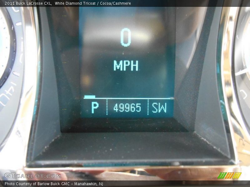 White Diamond Tricoat / Cocoa/Cashmere 2011 Buick LaCrosse CXL