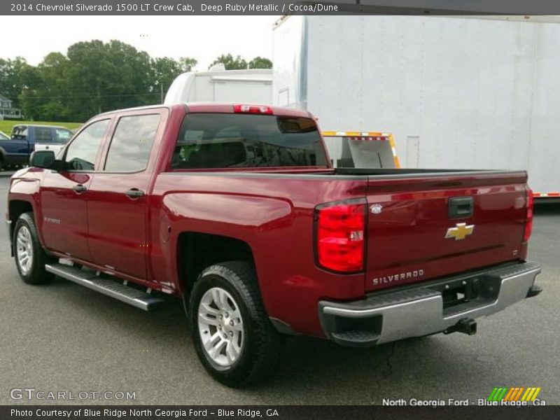 Deep Ruby Metallic / Cocoa/Dune 2014 Chevrolet Silverado 1500 LT Crew Cab