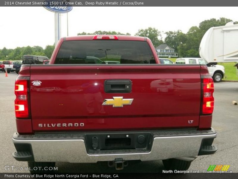 Deep Ruby Metallic / Cocoa/Dune 2014 Chevrolet Silverado 1500 LT Crew Cab