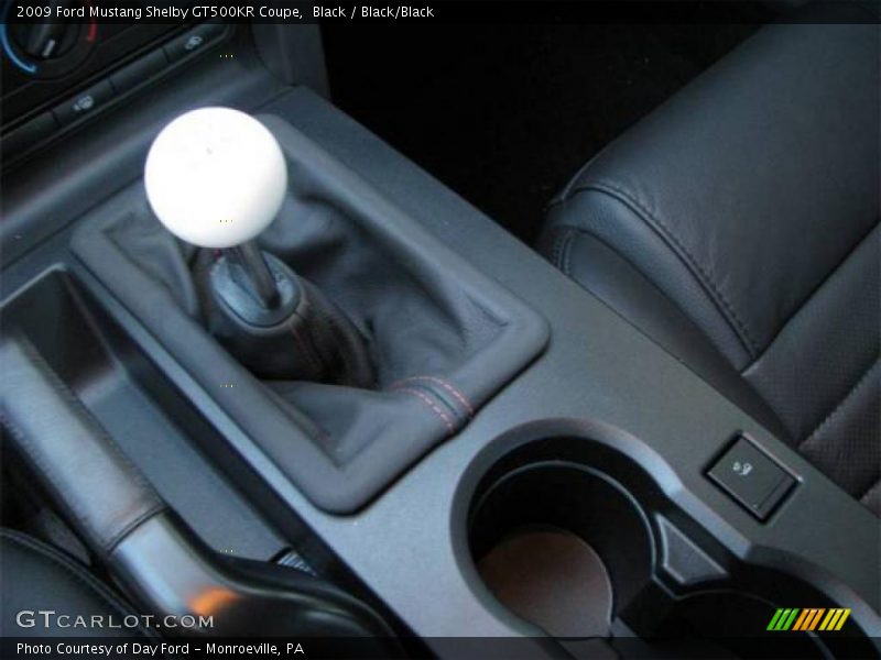 Black / Black/Black 2009 Ford Mustang Shelby GT500KR Coupe