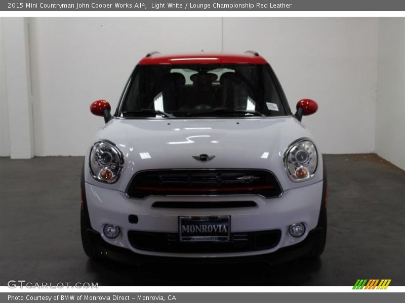 Light White / Lounge Championship Red Leather 2015 Mini Countryman John Cooper Works All4