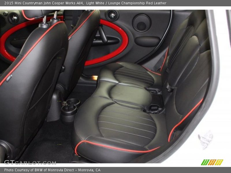 Light White / Lounge Championship Red Leather 2015 Mini Countryman John Cooper Works All4