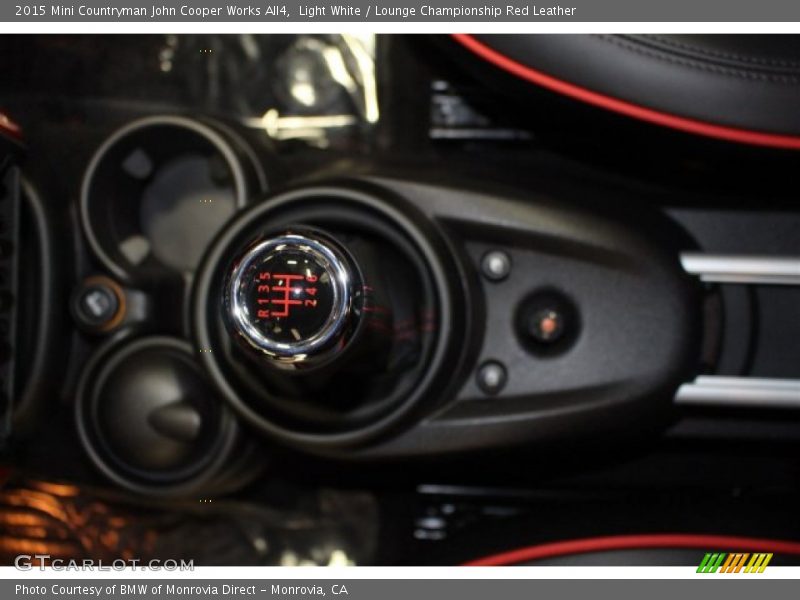 Light White / Lounge Championship Red Leather 2015 Mini Countryman John Cooper Works All4