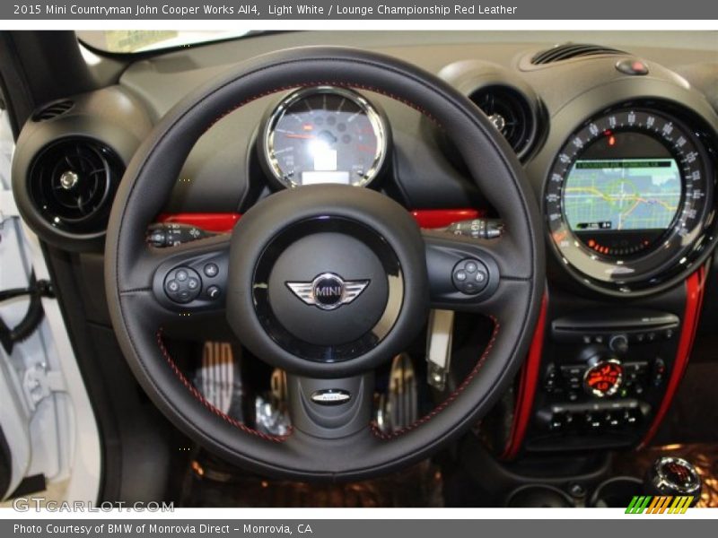 Light White / Lounge Championship Red Leather 2015 Mini Countryman John Cooper Works All4