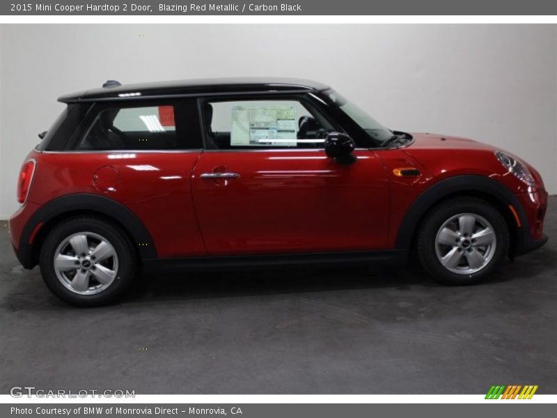 Blazing Red Metallic / Carbon Black 2015 Mini Cooper Hardtop 2 Door