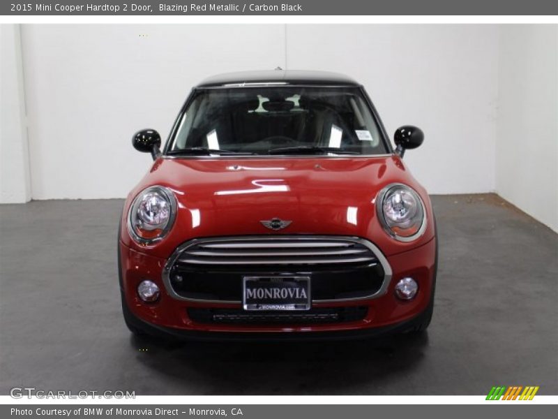 Blazing Red Metallic / Carbon Black 2015 Mini Cooper Hardtop 2 Door