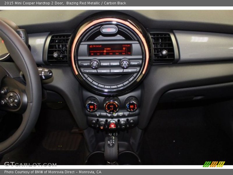 Blazing Red Metallic / Carbon Black 2015 Mini Cooper Hardtop 2 Door