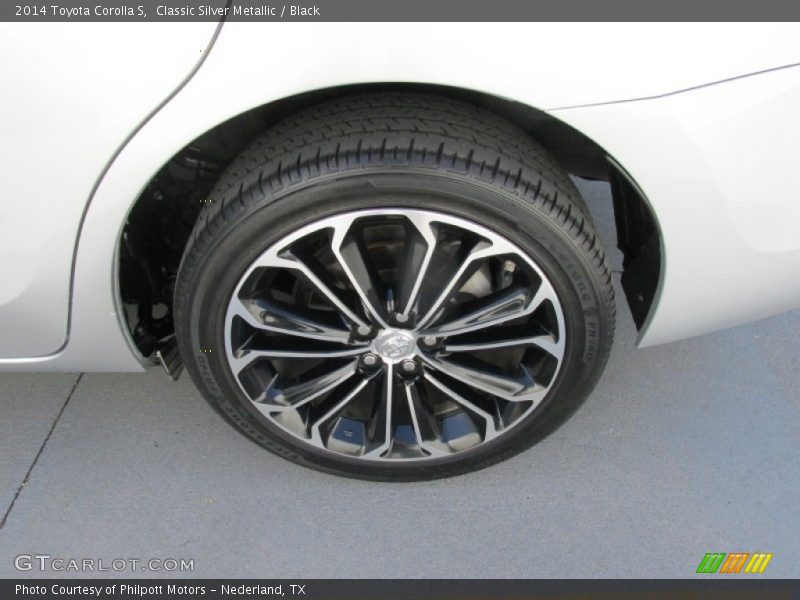 Classic Silver Metallic / Black 2014 Toyota Corolla S