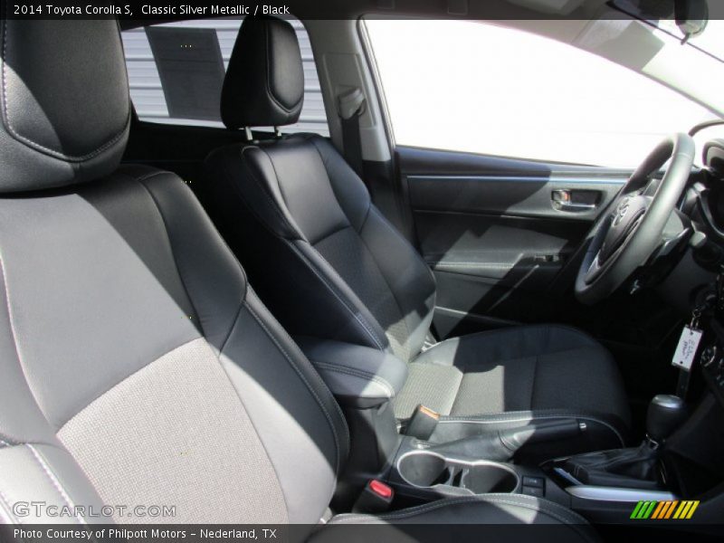 Classic Silver Metallic / Black 2014 Toyota Corolla S