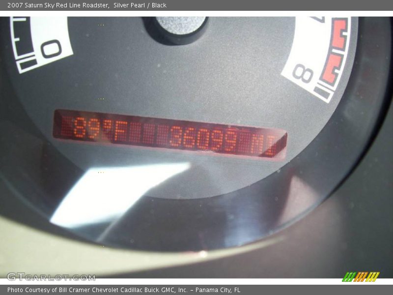 Silver Pearl / Black 2007 Saturn Sky Red Line Roadster