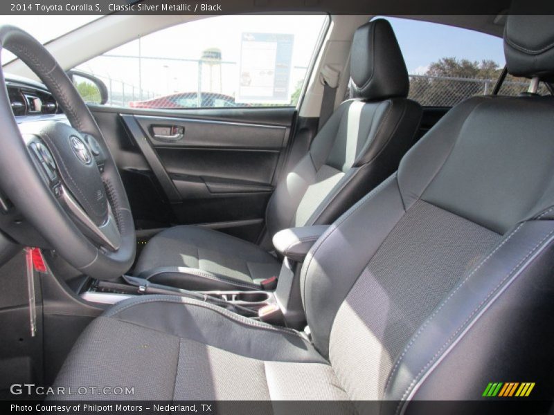 Classic Silver Metallic / Black 2014 Toyota Corolla S