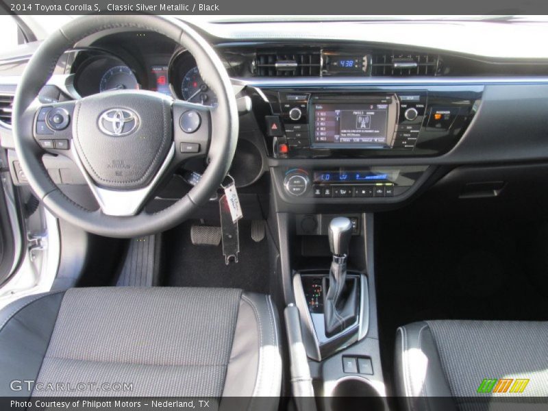 Classic Silver Metallic / Black 2014 Toyota Corolla S