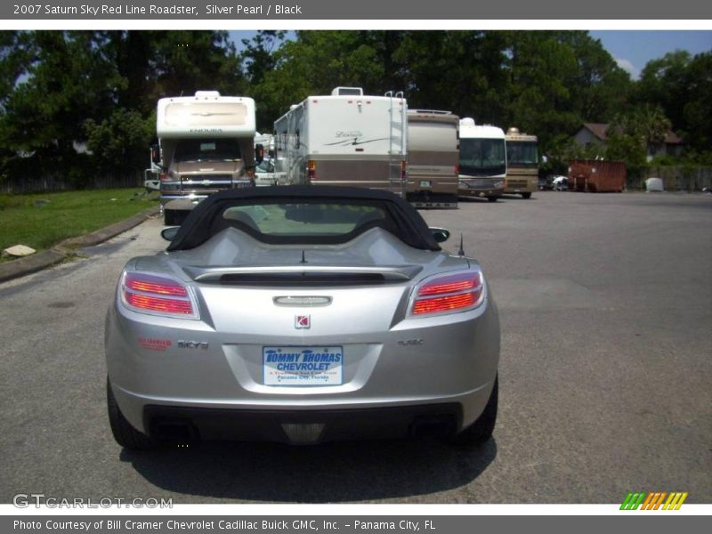 Silver Pearl / Black 2007 Saturn Sky Red Line Roadster