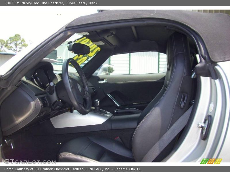 Silver Pearl / Black 2007 Saturn Sky Red Line Roadster