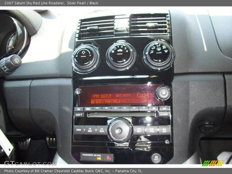 Silver Pearl / Black 2007 Saturn Sky Red Line Roadster