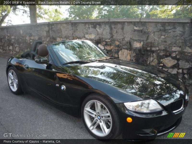 Black Sapphire Metallic / Dark Sepang Brown 2006 BMW M Roadster