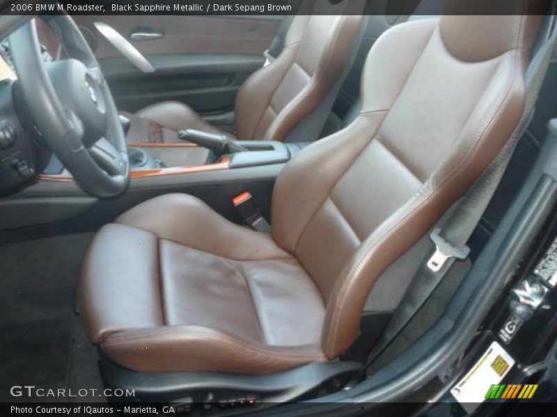 Black Sapphire Metallic / Dark Sepang Brown 2006 BMW M Roadster