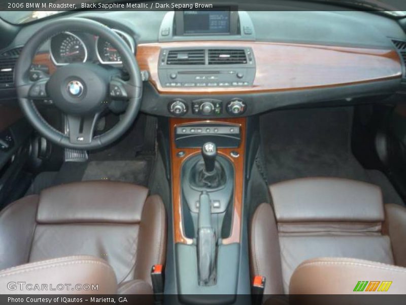 Black Sapphire Metallic / Dark Sepang Brown 2006 BMW M Roadster