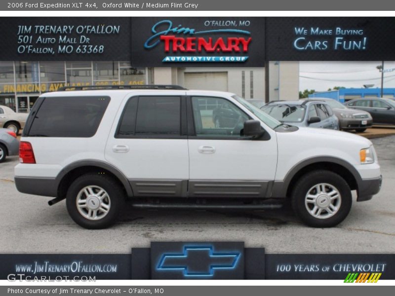 Oxford White / Medium Flint Grey 2006 Ford Expedition XLT 4x4