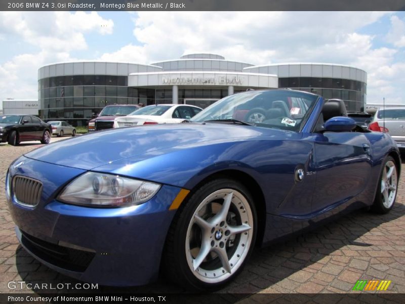 Montego Blue Metallic / Black 2006 BMW Z4 3.0si Roadster