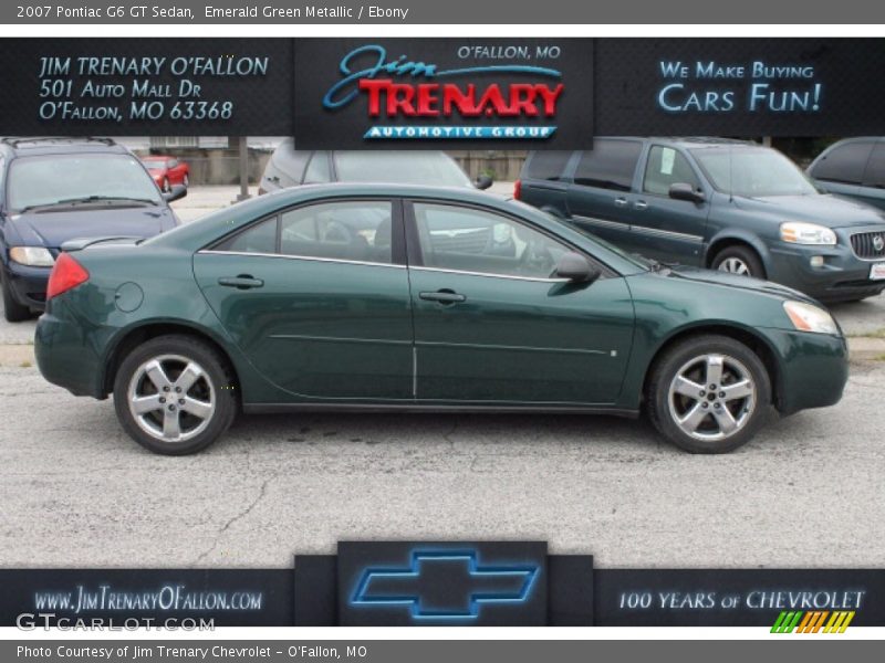 Emerald Green Metallic / Ebony 2007 Pontiac G6 GT Sedan