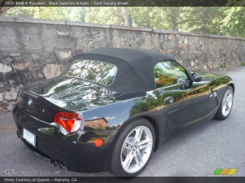 Black Sapphire Metallic / Dark Sepang Brown 2006 BMW M Roadster