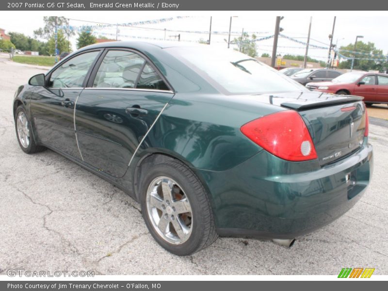 Emerald Green Metallic / Ebony 2007 Pontiac G6 GT Sedan