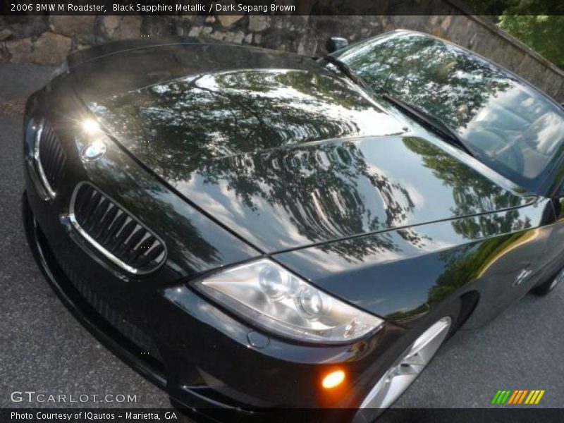 Black Sapphire Metallic / Dark Sepang Brown 2006 BMW M Roadster