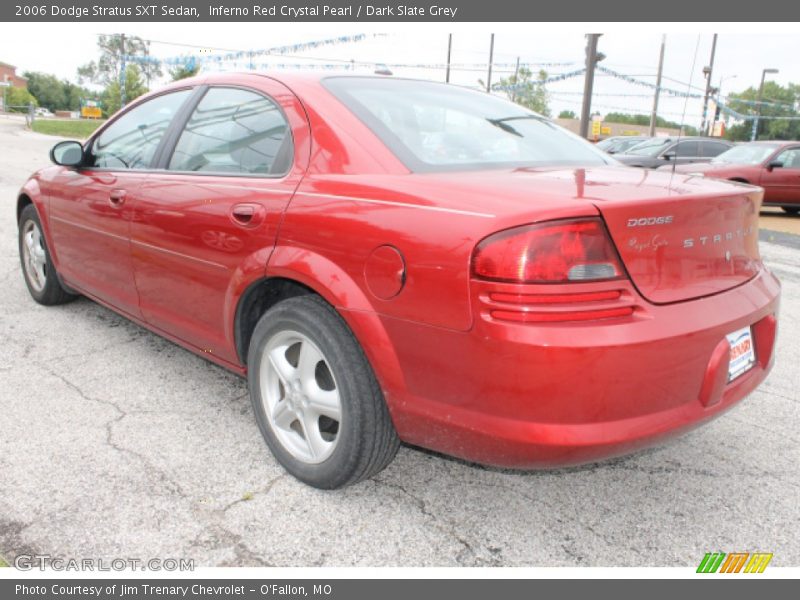 Inferno Red Crystal Pearl / Dark Slate Grey 2006 Dodge Stratus SXT Sedan