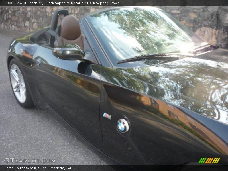 Black Sapphire Metallic / Dark Sepang Brown 2006 BMW M Roadster