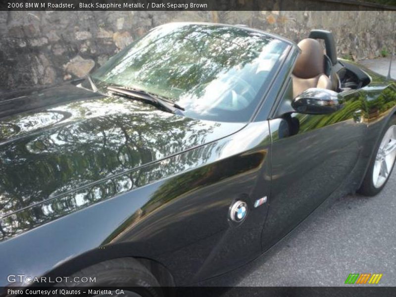 Black Sapphire Metallic / Dark Sepang Brown 2006 BMW M Roadster