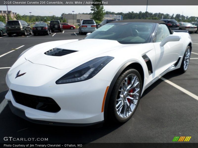 Front 3/4 View of 2016 Corvette Z06 Convertible