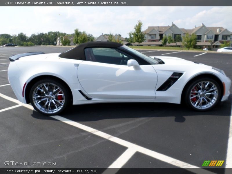 Arctic White / Adrenaline Red 2016 Chevrolet Corvette Z06 Convertible